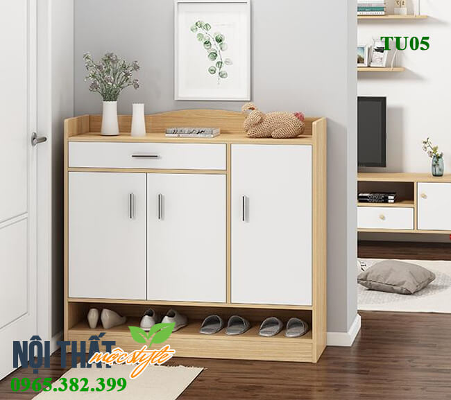 Tủ giày TU05 màu trắng cao cấp Tủ giáy TU05 màu trắng cao cấp,