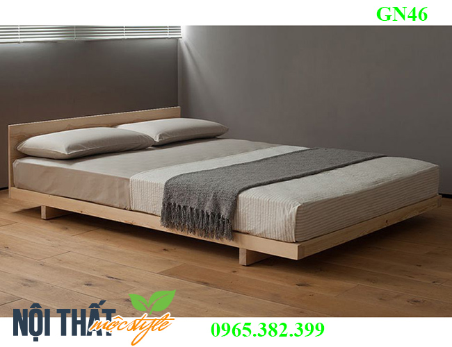 Sống khoẻ, sống tối giản với mẫu giường ngủ kiểu Nhật GN46 Sống khoẻ, sống tối giản với mẫu giường ngủ kiểu Nhật GN46