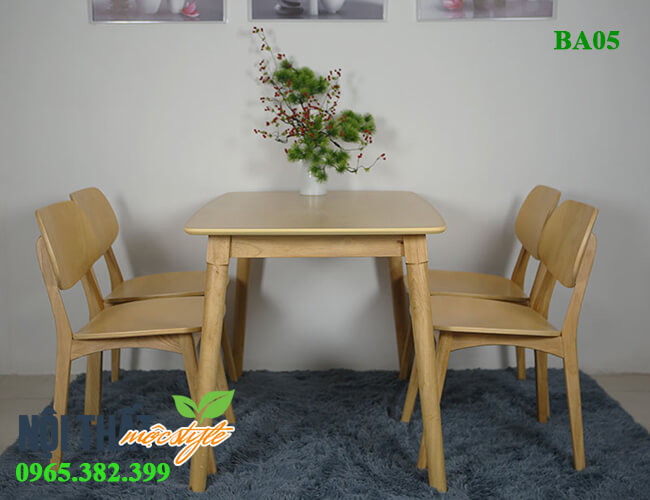 Bàn ghế ăn PLC BA05 Bàn ghế ăn PLC BA05