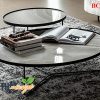 Mẫu bàn trà phòng khách BCF19 với khung chân sắt và mặt bàn sang trọng