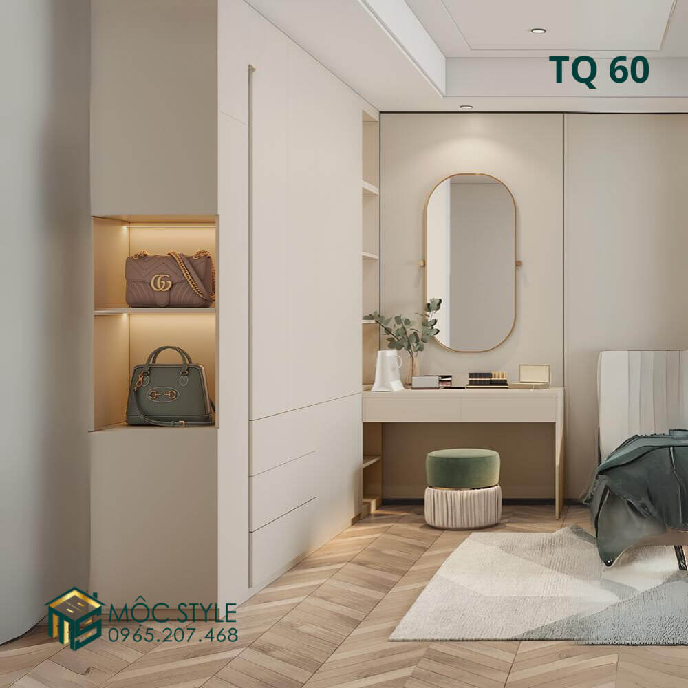 Bàn trang điểm tủ quần áo TQ 60 Bàn trang điểm tủ quần áo TQ 60